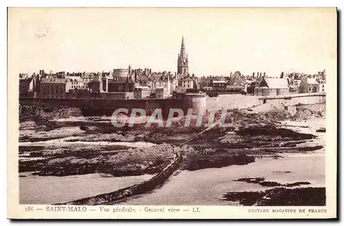 Cartes postales Saint Malo Vue generale