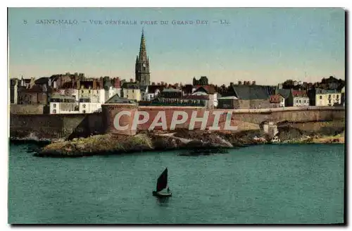 Cartes postales Saint Malo Vue generale prise du Grand Bey