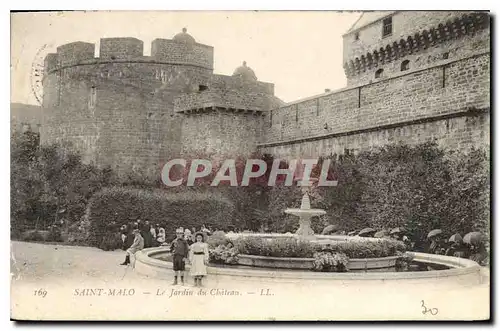 Ansichtskarte AK Saint Malo Le Jardin du Chateau