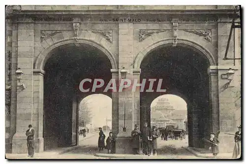 Cartes postales La Cote d'Emeraude Saint Malo Porte Saint Vincent