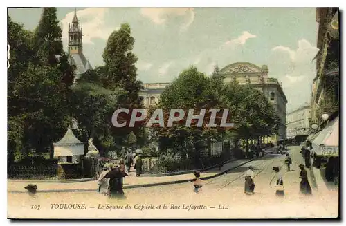 Ansichtskarte AK Toulouse Le Square du Capitole et la Rue Lafayette