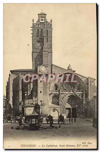 Ansichtskarte AK Toulouse La Cathedrale Saint Etienne