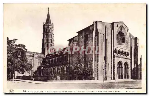 Cartes postales Toulouse Basilique Saint Sernin