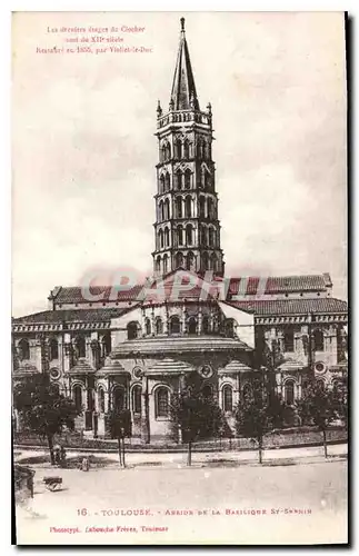 Ansichtskarte AK Toulouse Asside de la basilique St Sernin