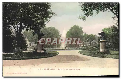 Ansichtskarte AK Toulouse Entree du Grand Rond Ours