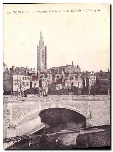 Cartes postales Toulouse Quartier et Clocher de la Dalbade