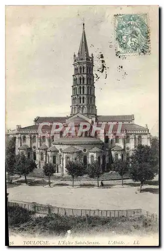 Cartes postales Toulouse l'Eglise Saint Sernin