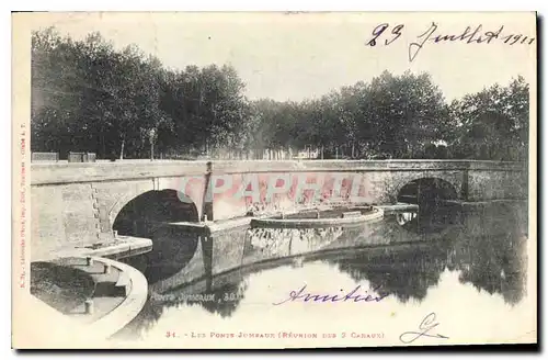 Cartes postales Toulouse Les Ponts Jumeaux Reunion des 3 Canaux