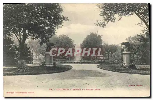 Cartes postales Toulouse Entree du Grand Rond Ours