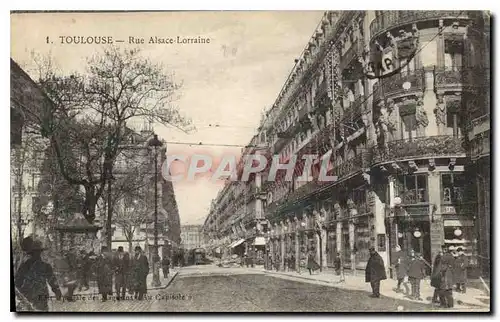 Cartes postales Toulouse Rue Alsace Lorraine