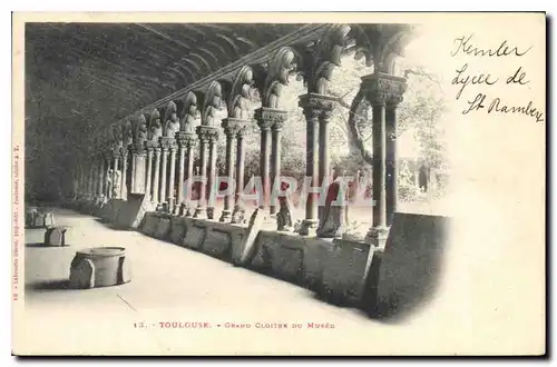 Cartes postales Toulouse Grand Cloitre du Musee