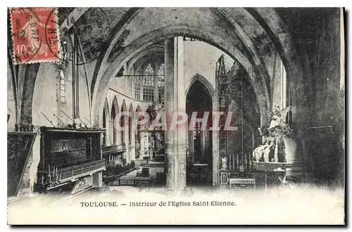 Ansichtskarte AK Toulouse Interieur de l'Eglise Saint Etienne