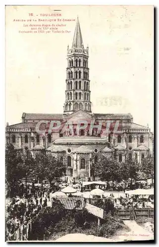 Ansichtskarte AK Toulouse Assise de la Basilique St Sernin Marche