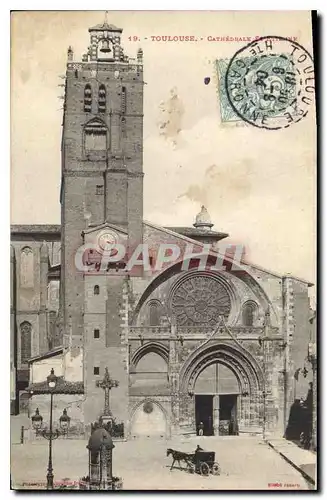 Cartes postales Toulouse Cathedrale Sr Etienne