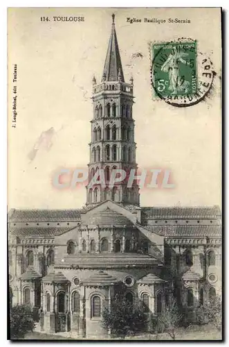 Ansichtskarte AK Toulouse Eglise Basilique St Sernin