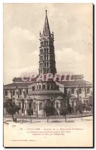 Ansichtskarte AK Toulouse Asside de a Basilique Sr Sernin