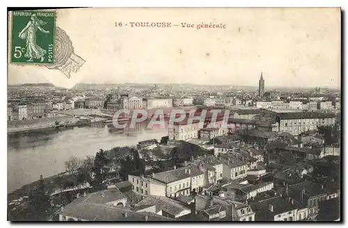 Cartes postales Toulouse Vue generale