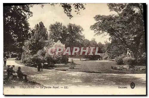 Ansichtskarte AK Toulouse Le Jardin Royal