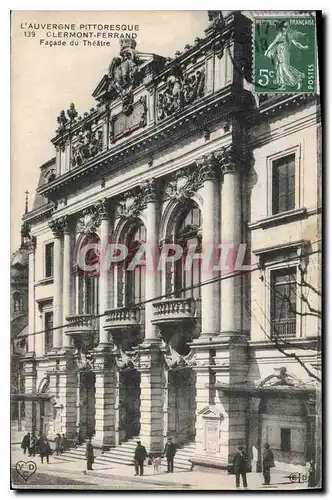 Cartes postales Clermont Ferrand Facade du Theatre