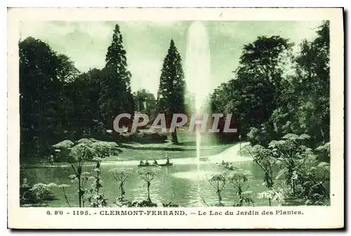 Ansichtskarte AK Clermont Ferrand Le Lac du Jardin des Plantes