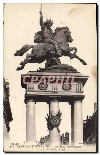 Cartes postales Clermont Ferrand Statue de Vercingetorix