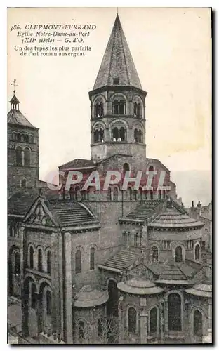 Cartes postales Clermont Ferrand Eglise Notre Dame du Port