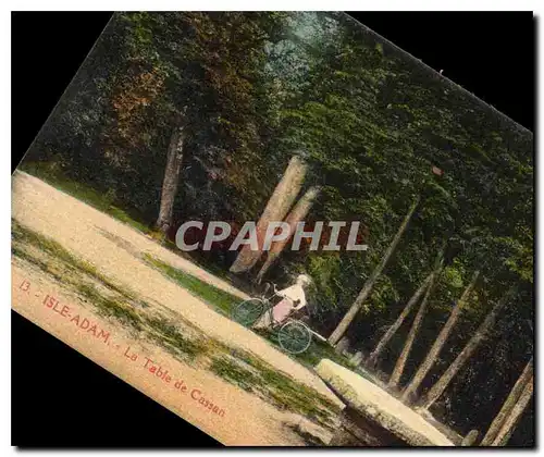 Cartes postales Isle Adam La Table de Cassan Velo cycle