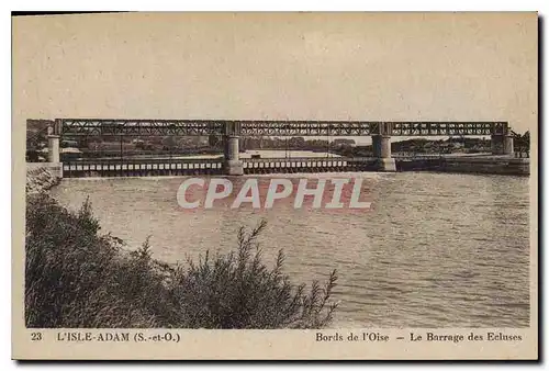 Ansichtskarte AK L'Isle Adam S et O Bords de l'Oise Le Barrage des Ecluses