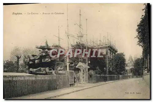 Cartes postales Enghien Le Casino Avenue de Ceinture