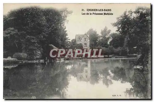 Cartes postales Enghien les Bains Lac de la Princesse Mathilde