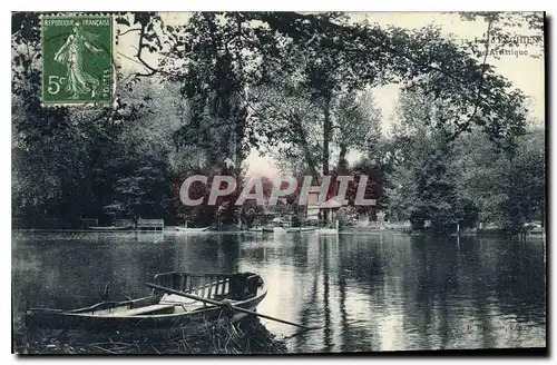 Ansichtskarte AK Lac d'Enghien vue artistique