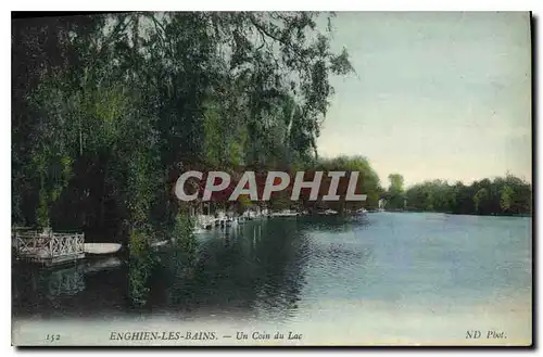 Ansichtskarte AK Enghiens les Bains Un coin du Lac