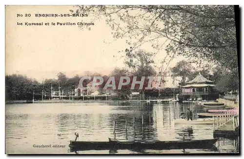 Ansichtskarte AK Enghien les Bains Le Kursaal et le Pavillon Chinois