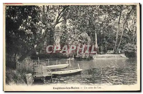 Ansichtskarte AK Enghien les Bains Un coin du Lac