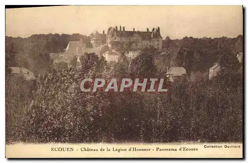 Cartes postales Ecouen Chateau de la Legion d'Honneur Panorama d'Ecouen