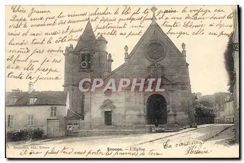 Cartes postales Ecouen l'Eglise