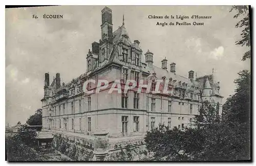 Cartes postales Ecouen Chateau de la Legion d'Honneur Angle du Pavillon Ouest
