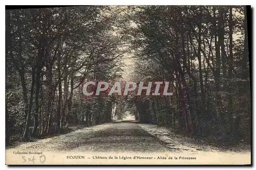 Cartes postales Ecouen Chateau de la Legion d'Honneur Allee de la Princesse