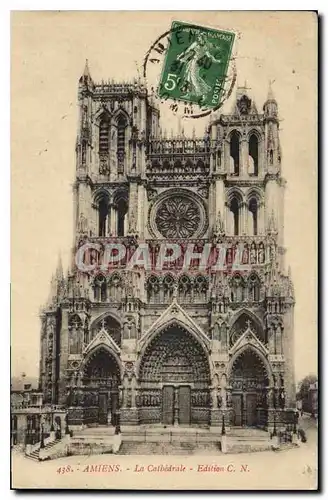 Cartes postales Amiens La Cathedrale