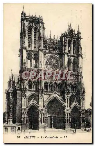 Cartes postales Amiens La Cathedrale
