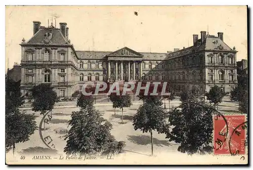 Cartes postales Amiens Le Palais de Justice