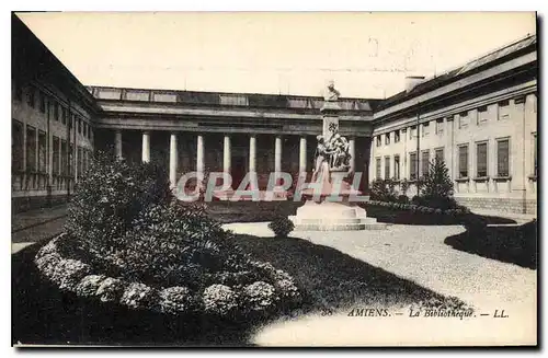 Cartes postales Amiens La Bibliotheque