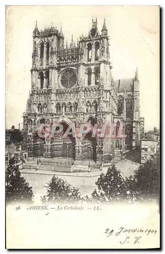Cartes postales Amiens la cathedrale