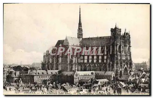 Cartes postales Amiens la cathedrale cote Nord