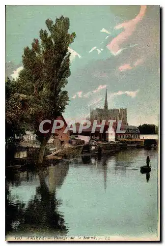 Cartes postales Amiens Passage sur la Somme