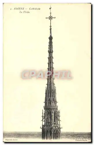 Cartes postales Amiens cathedrale la fleche