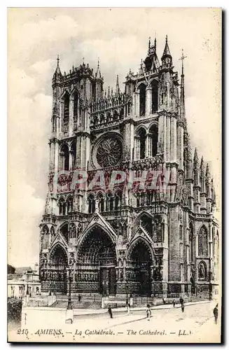 Cartes postales Amiens la cathedrale