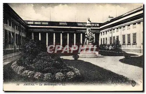 Ansichtskarte AK Amiens la Bibliotheque