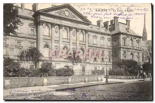 Cartes postales Amiens la Cour d'Appel