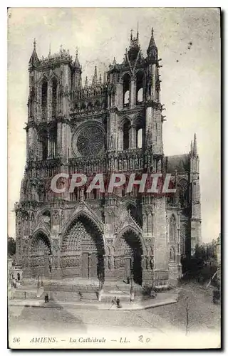 Cartes postales Amiens la cathedrale